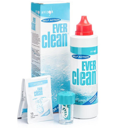Ever clean 225 ml, Solución para limpieza y desinfección de lentes de contacto.